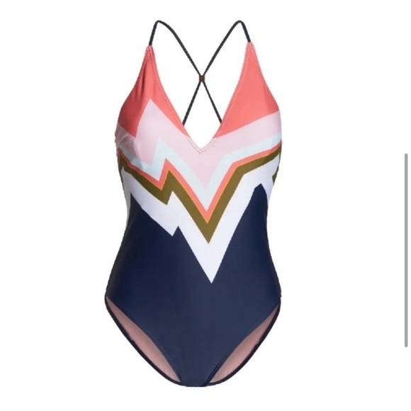 Ted Baker Mississippi Print One-Piece Swimsuit | Ted Size 1 (4 US) New. - Picture 3 of 9